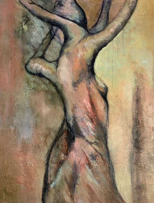 Dialogo2, olie op doek